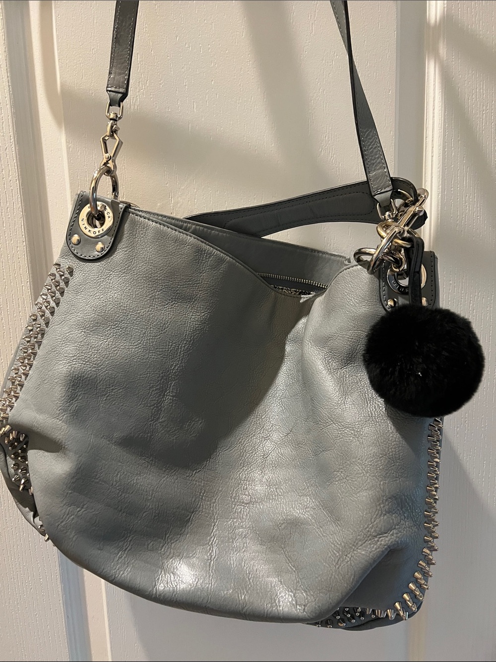 Rebecca Minkoff leather hobo purse with studs
